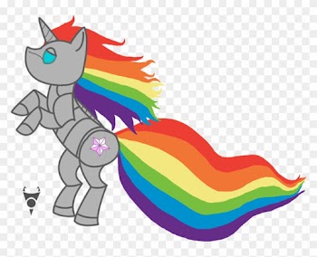 Robot Unicorn Pony By Tombstone On Clipart Library - Robot Unicorn Attack
