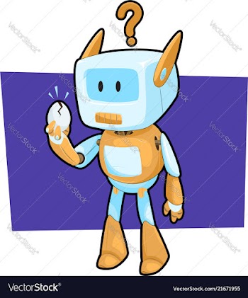Robot vector image