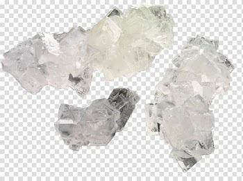 Rock candy Crystal Sugar candy, white sugar transparent background PNG clipart