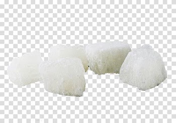 Rock candy Sucrose Sugar, White rock sugar transparent background PNG clipart
