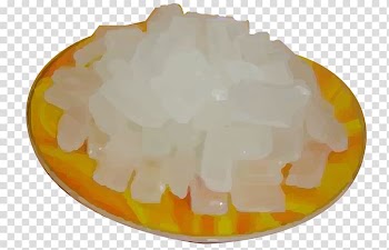 Rock candy Sugar White Dish, A dish of white sugar transparent background PNG clipart