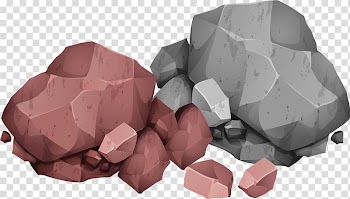 Rock, colored stone shape transparent background PNG clipart