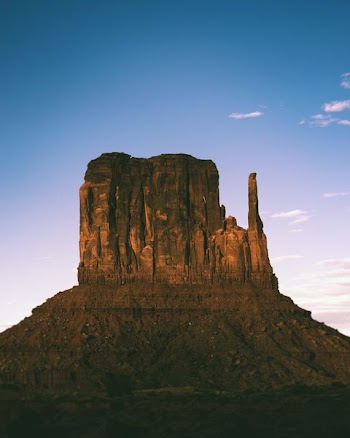 rock formation on Monument Valley
