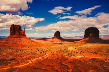 Rock Formation Under Sky With Clouds