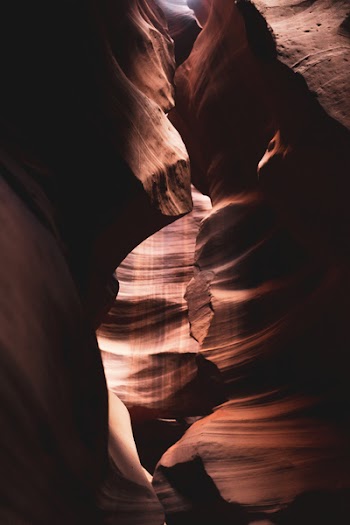 Rock Formations at Antelope Canyon