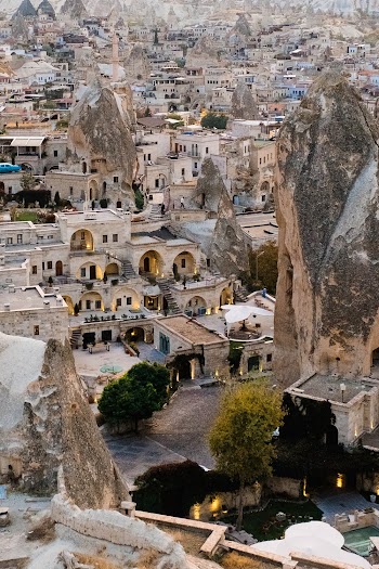 Rock Formations In The Middle Of Town