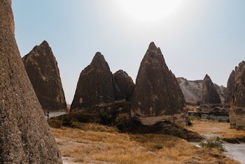 Rock Formations Near Body of Water