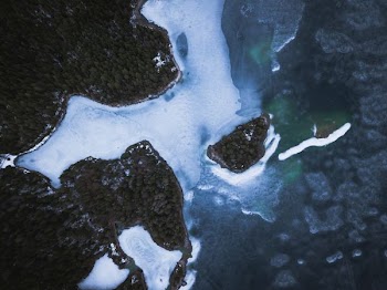 rock formations near sea