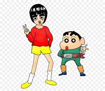 Rock Lee Shiro Sasuke Uchiha Naruto Shinnosuke Nohara - shiro illustration 