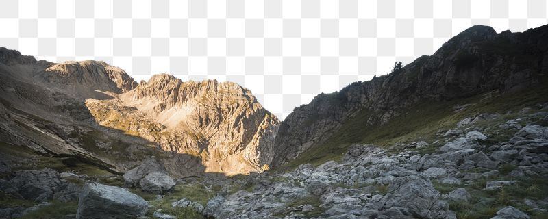 Rock mountain png border sticker, | Free PNG - rawpixel