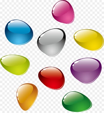 Rock Pebble Color - Vector colorful stone material 
