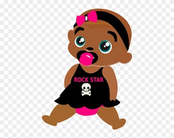 Rock Star Clip Art At Vector Clip Art - Black Baby Clipart