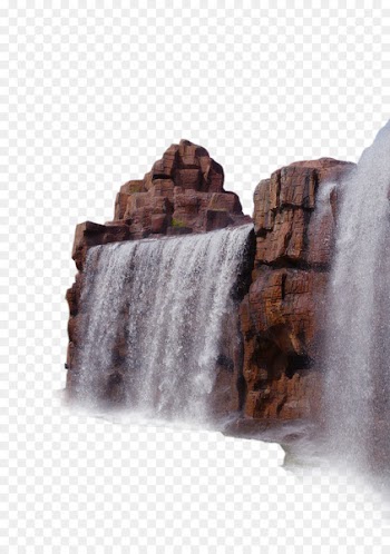 Rock Waterfall Computer file - Flowing rock waterfall 
