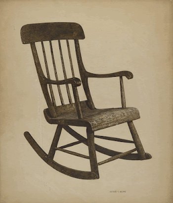 Rocker (ca. 1940) by George | Free Photo - rawpixel