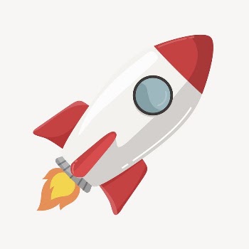 Rocket collage element, cute cartoon | Free Vector Illustration - rawpixel