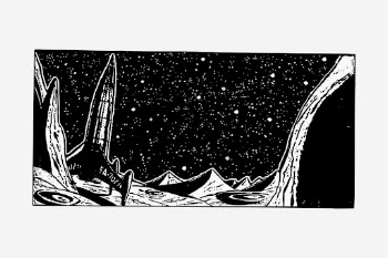 Rocket hand drawn illustration. Free | Free Photo - rawpixel
