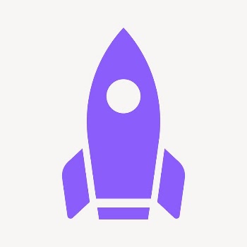 Rocket icon, purple flat design | Free Icons - rawpixel