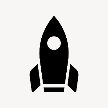 Rocket icon, simple flat design | Free Icons - rawpixel