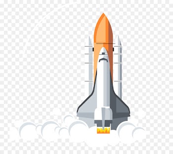 Rocket launch Project portfolio management - Vector rocket launch 