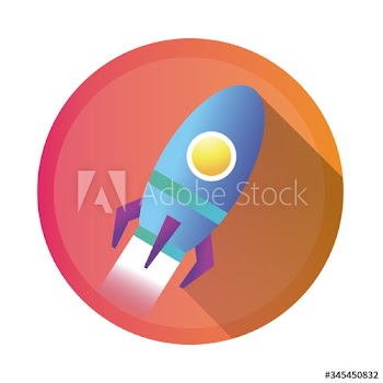 rocket launcher detailed style icon