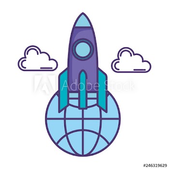 rocket launcher with sphere planet