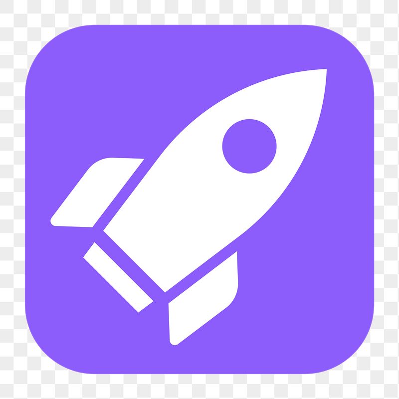 Rocket png sticker, flat square | Free Icons - rawpixel