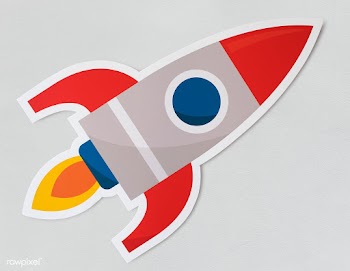 Rocket ship launching symbol icon | Free stock psd mockup - 402391