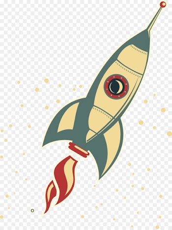 Rocket Spacecraft Illustration - spaceship 