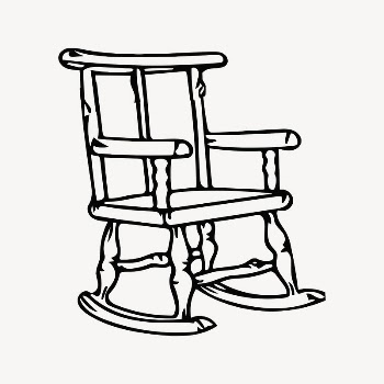 Rocking chair clipart, drawing illustration | Free Vector Illustration - rawpixel
