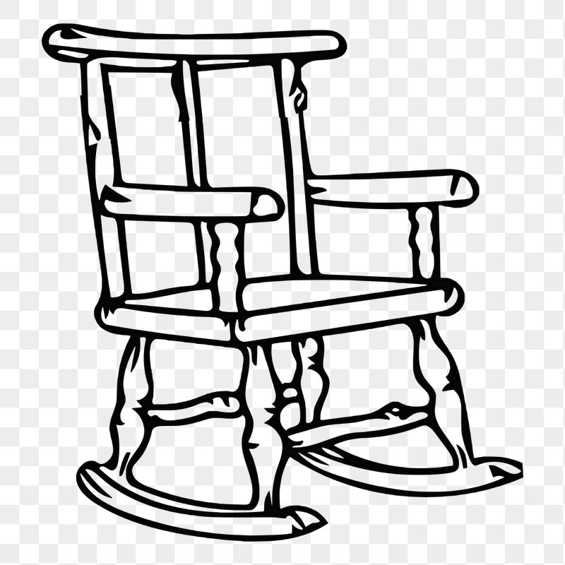 Rocking chair png sticker illustration, | Free PNG - rawpixel