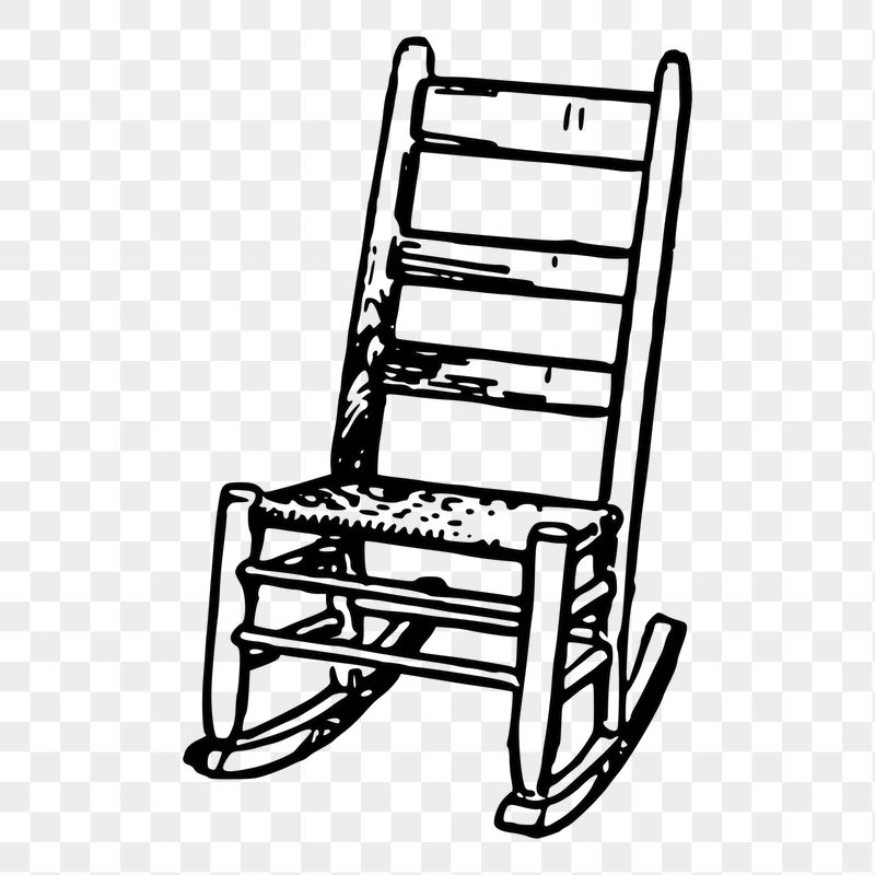 Rocking chair png sticker illustration, | Free PNG - rawpixel