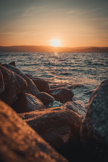Rocks and Body of Water