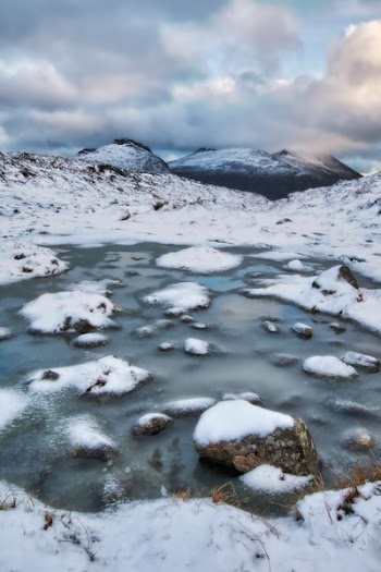 Rocks Covered With Snow