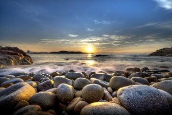 Rocky Beach during Sunrise