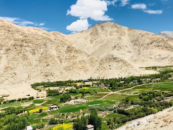 Rocky Mountain Near the Village Photography