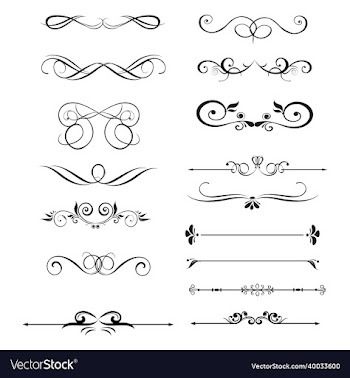 rods - royal calligraphy elements