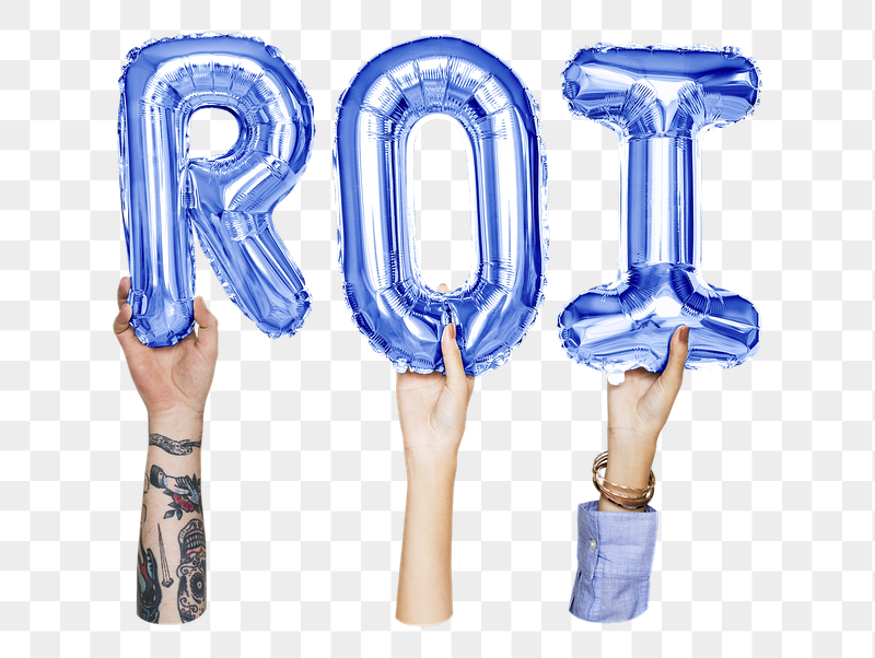 ROI word png, hands holding | Free PNG - rawpixel