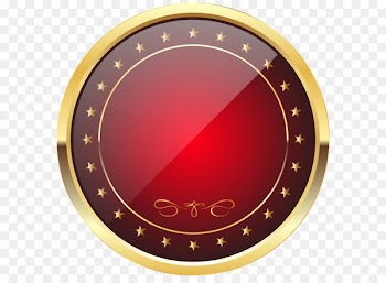 Rolex GMT Master II Gold Badge Clip art - Red and Gold Badge Template Transparent PNG Clip Art Image 