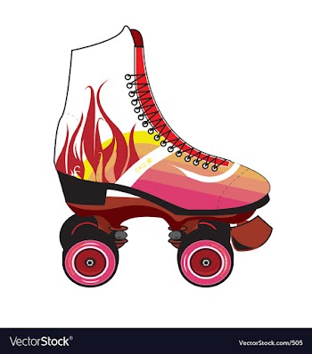 Roller-skate vector image