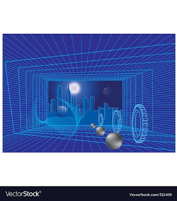 					Rolling gear vector image														