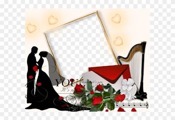 Romance Clipart Wedding Day - Wedding Frame In Png