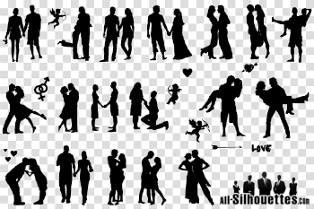 Romance Silhouette Transparent Images