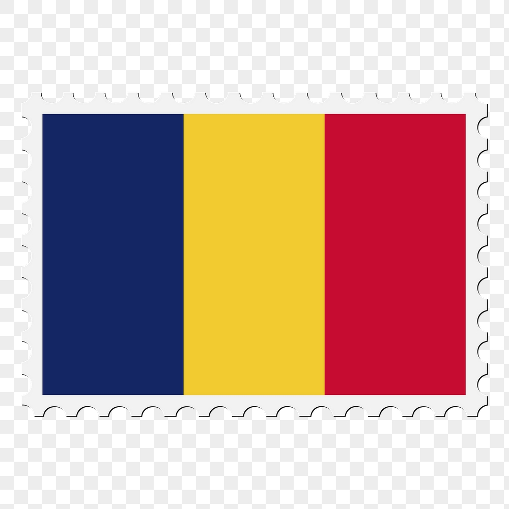 Romania flag png sticker, postage | Free PNG - rawpixel