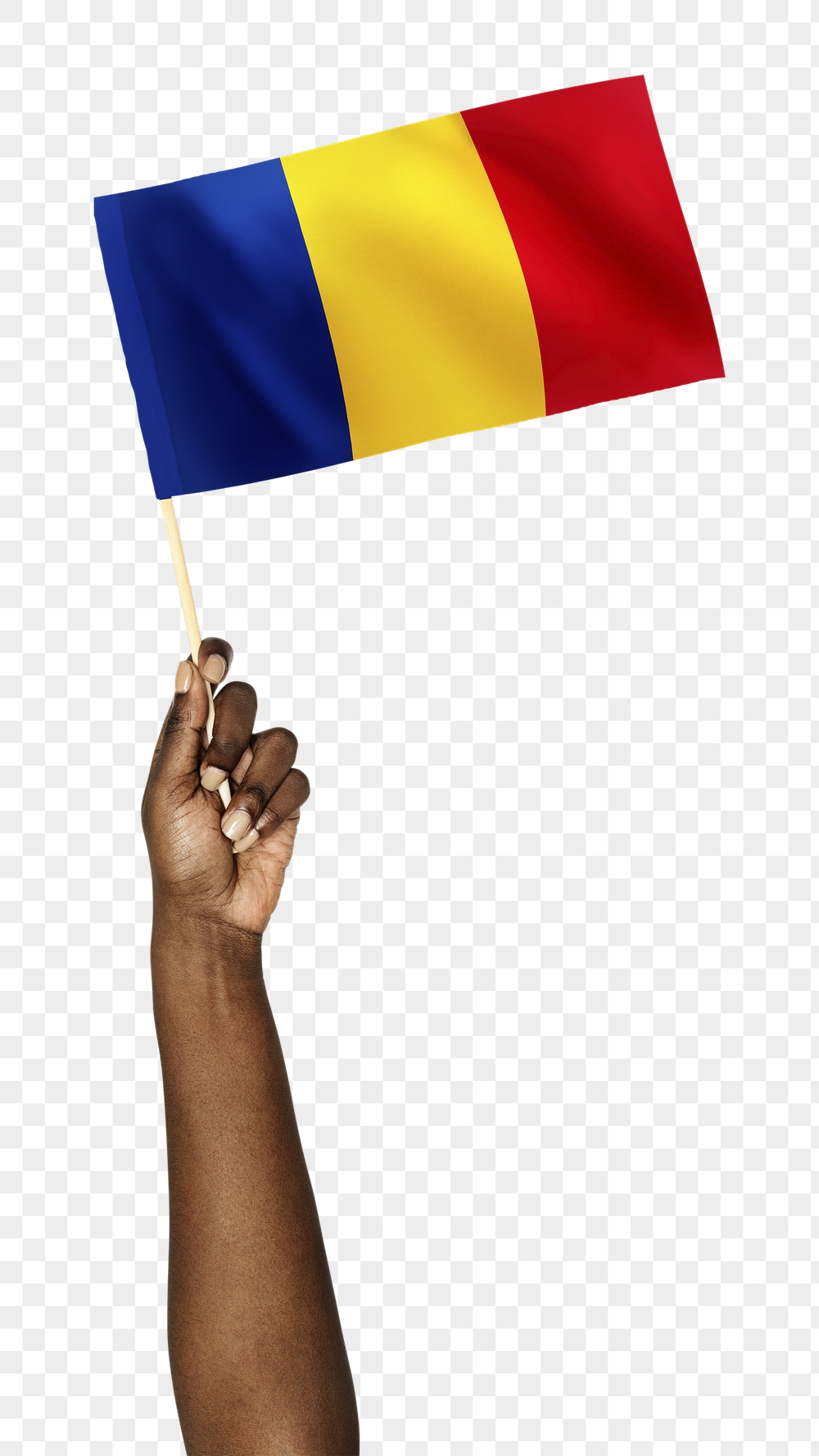 Romania's flag png in black | Free PNG - rawpixel