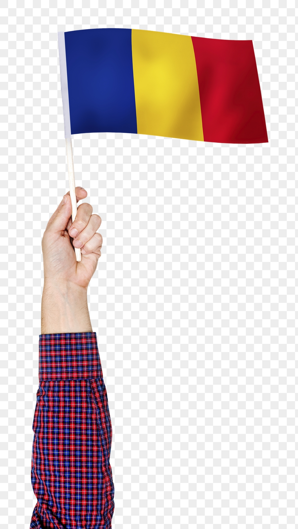 Romania's flag png in hand | Free PNG - rawpixel