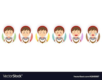 romanians avatar with various expression