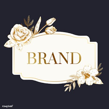 Romantic brand label | Free stock vector - 553231