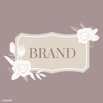 Romantic brand label | Free stock vector - 553234