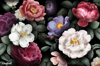 Romantic floral background | Free stock vector - 582956