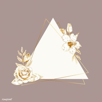 Romantic floral badge | Free stock vector - 553202